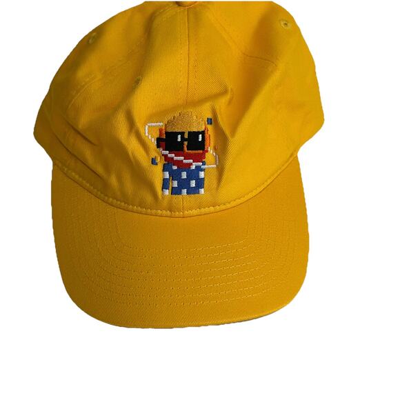 Madhappy Exclusive Yellow Nouns Adjustable Embroidered Dad Hat - Picture 1 of 7